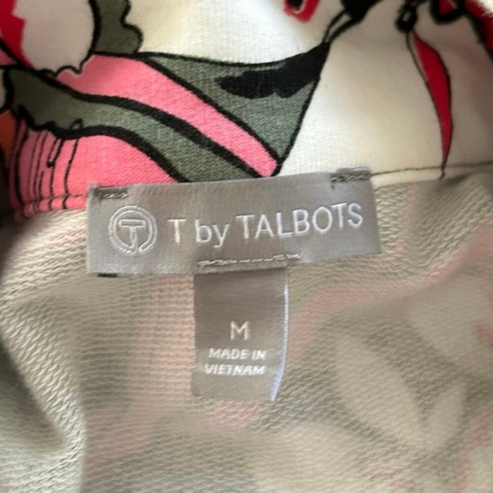 💗sold💗not for sale💗Talbots Women Long Sleeve 1/4 Zip Sweatshirt Jacket Top Green - Picture 6 of 8